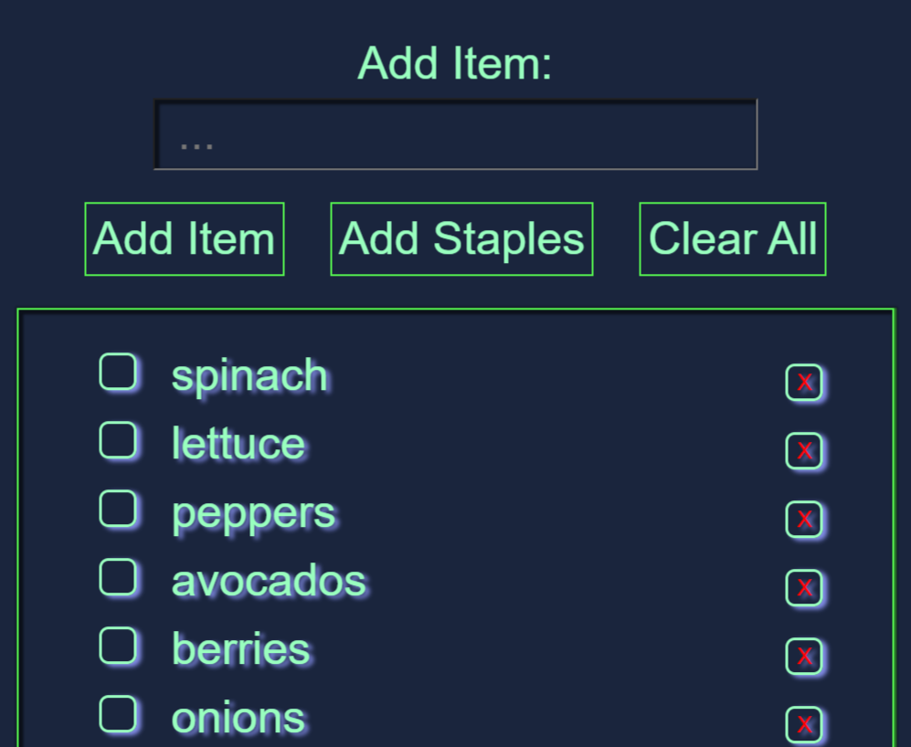 grocery app